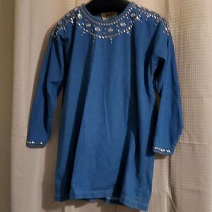 VINTAGE PHILIP NOEL DENIM long sleeve shirt  blue wash